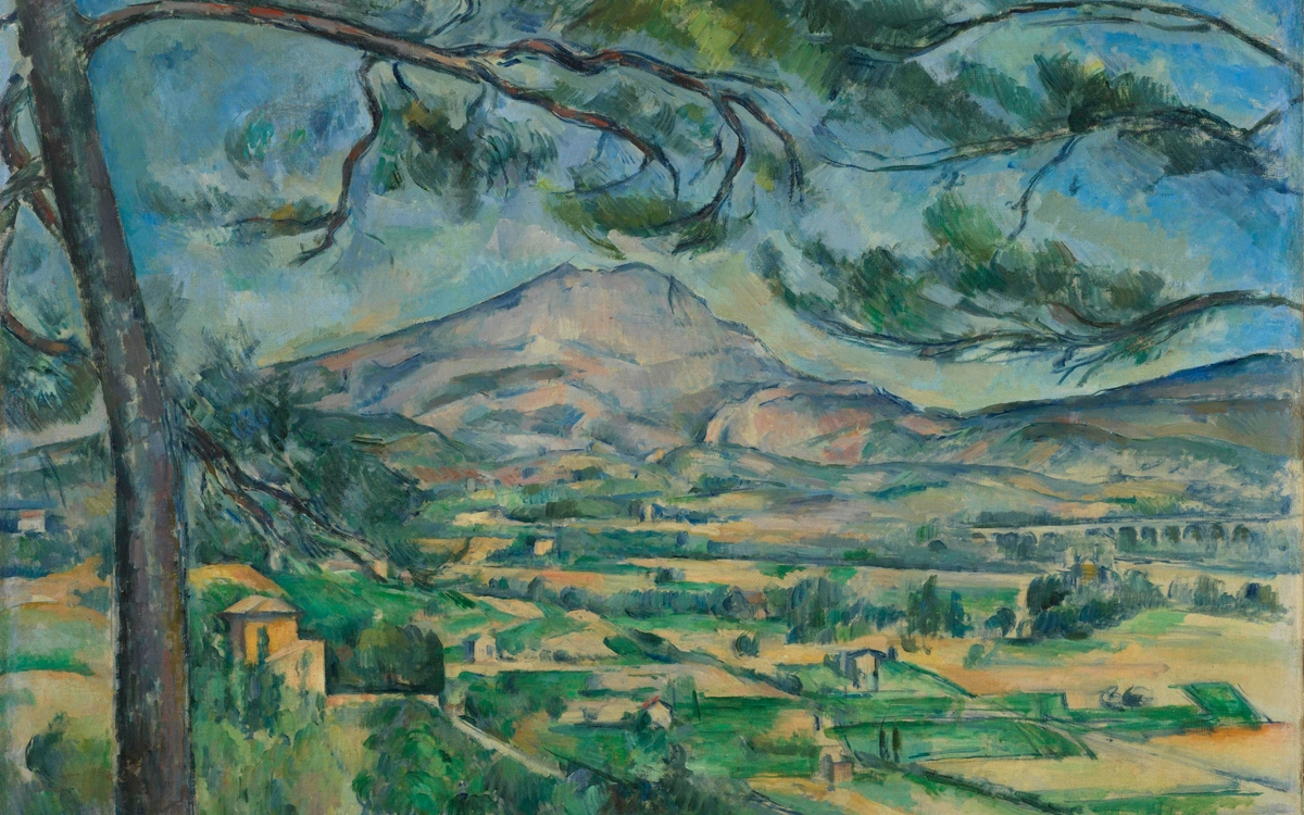 The Courtauld Institute of Art, Londres &copy; Courtauld Paul Cezanne, La Montagne Sainte-Victoire au grand pin, vers 1887, huile sur toile, 66.8 x 92.3 cm