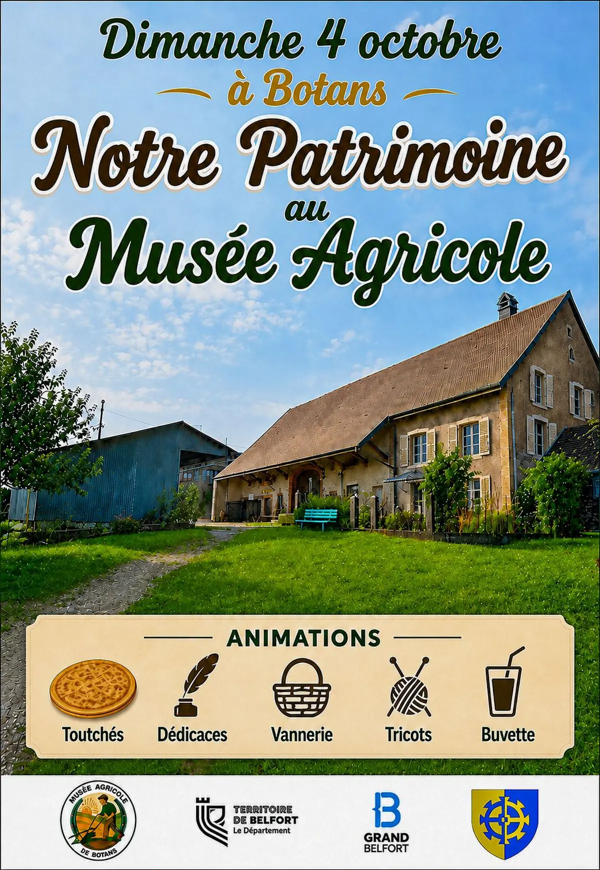 Notre Patrimoine au Musée Agricole de Botans
