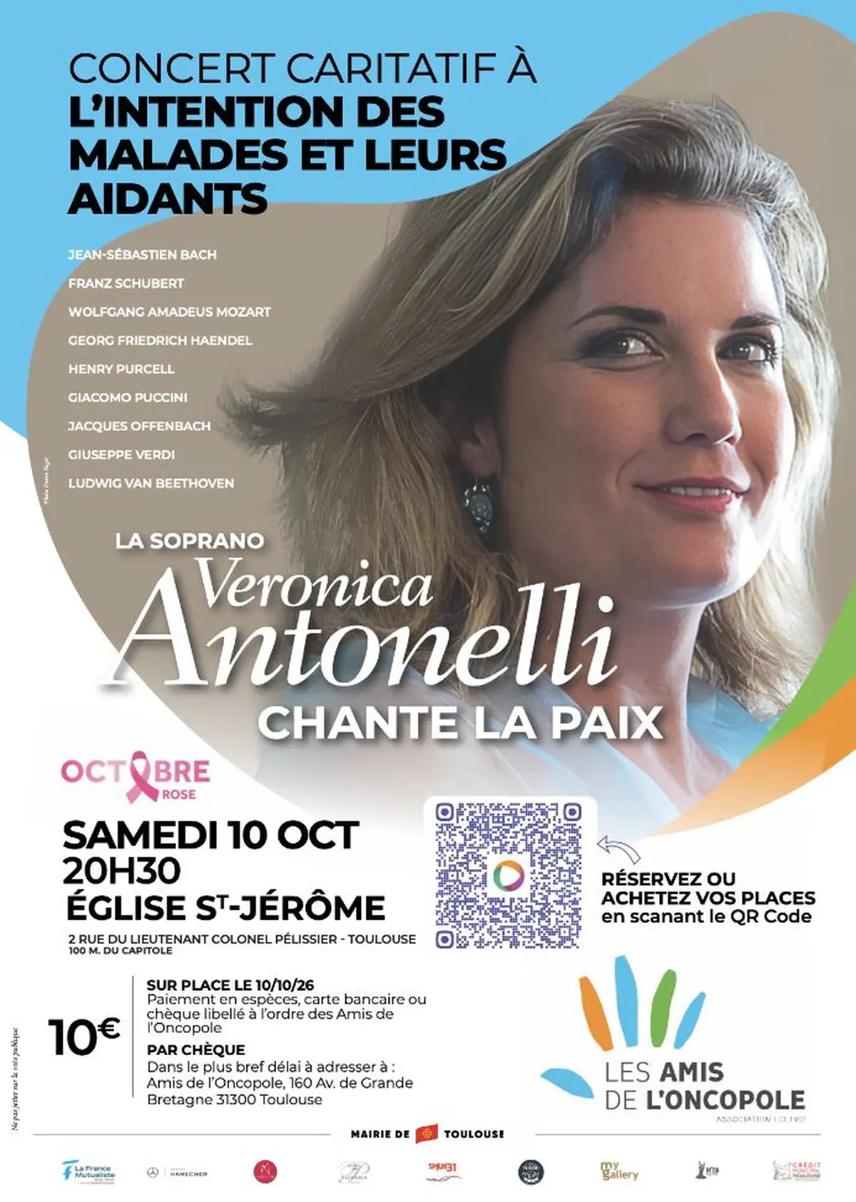 Veronica Antonelli, une soirée musicale et solidaire à l’église Saint-Jérôme