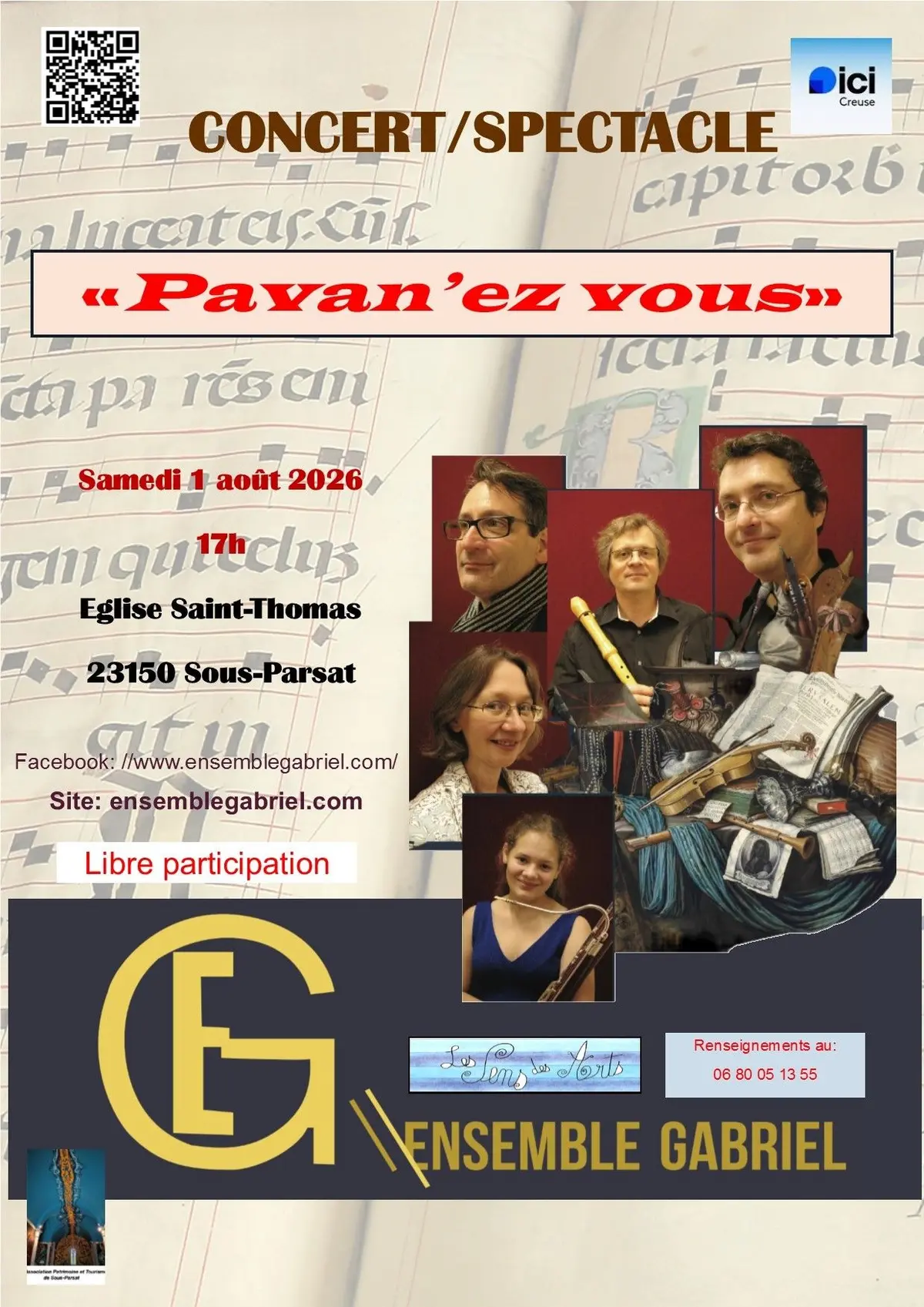 Concert de l'Ensemble Gabriel 