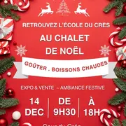 Chalet de Noël  de l'école du Crès
