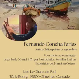 Chalet de Paul : Exposition : Fernando Concha Farias