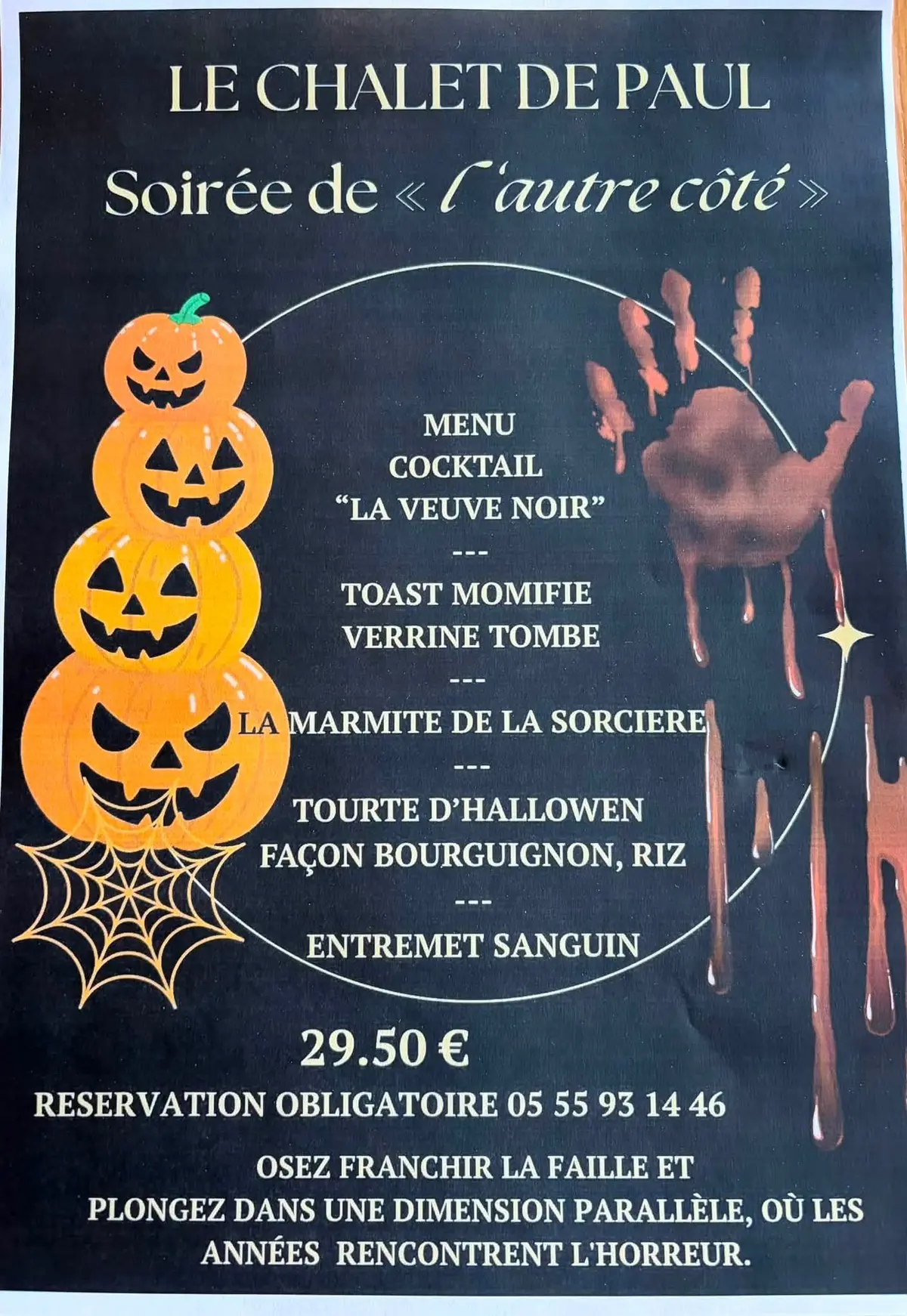 Chalet de Paul : Soirée de l'autrecôté