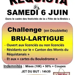 Challenge de Pétanque Bru-Lartigue en doublette