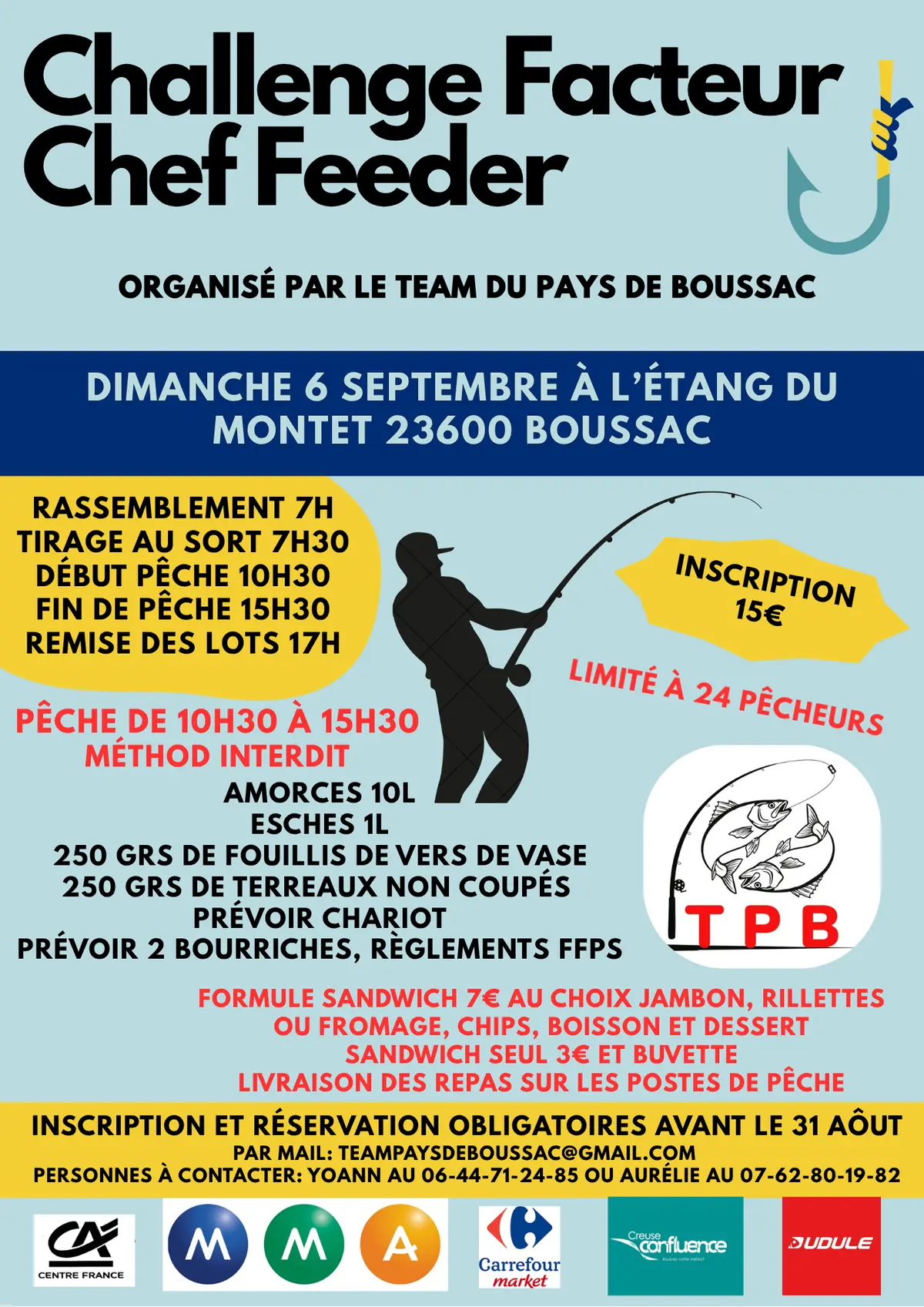 Challenge Facteur Chef Feeder (pêche)