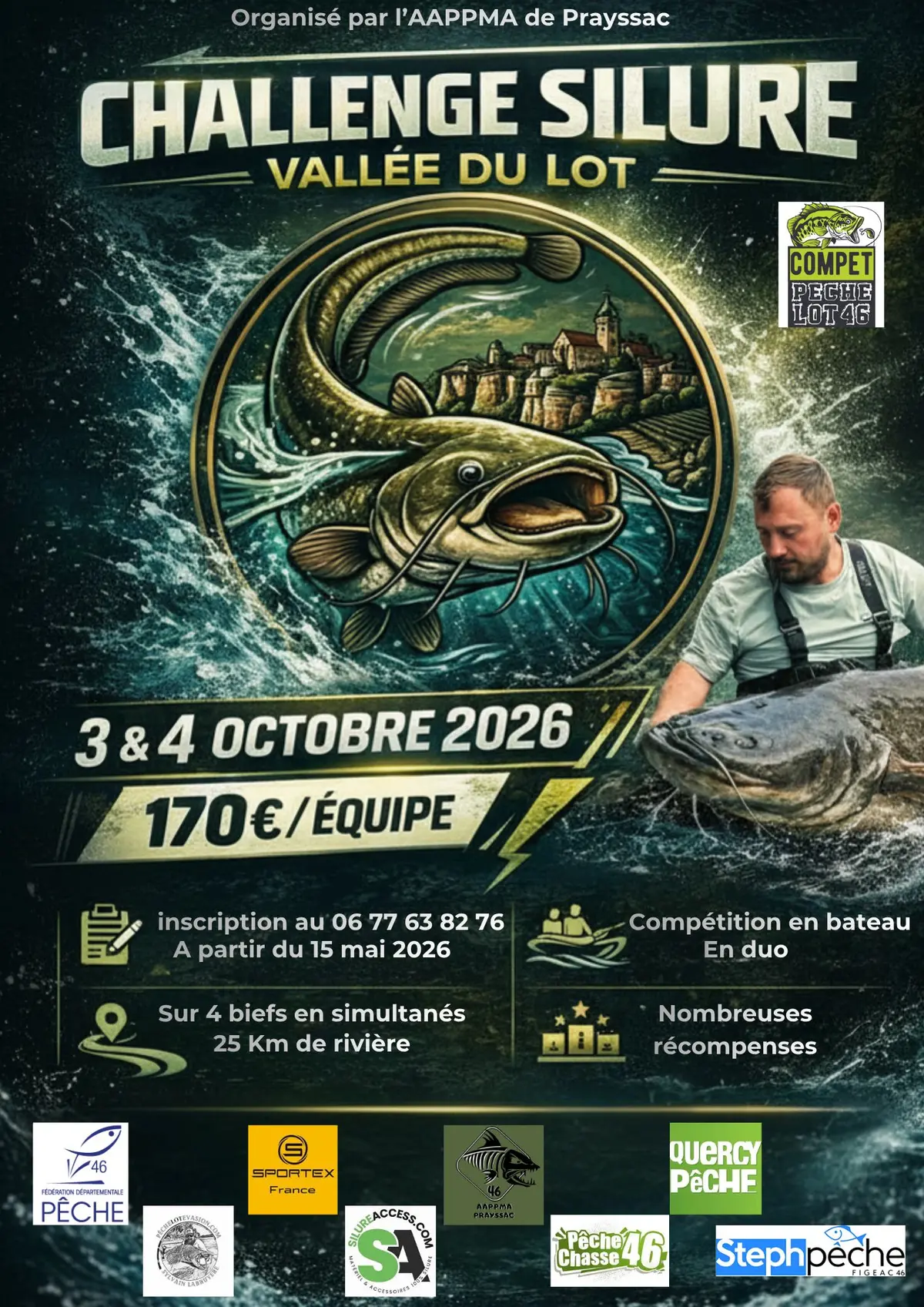 Challenge silure - Vallée du Lot