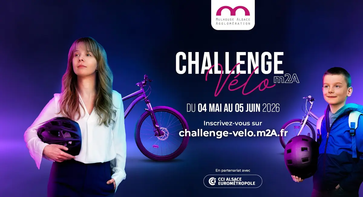 Challenge Vélo m2A 2026 : les inscriptions sont ouvertes à Mulhouse