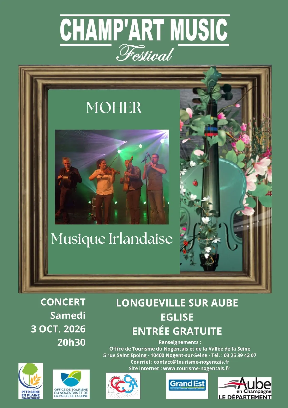 Champ'Art Music Festival à l'Église de Longueville-sur-Aube