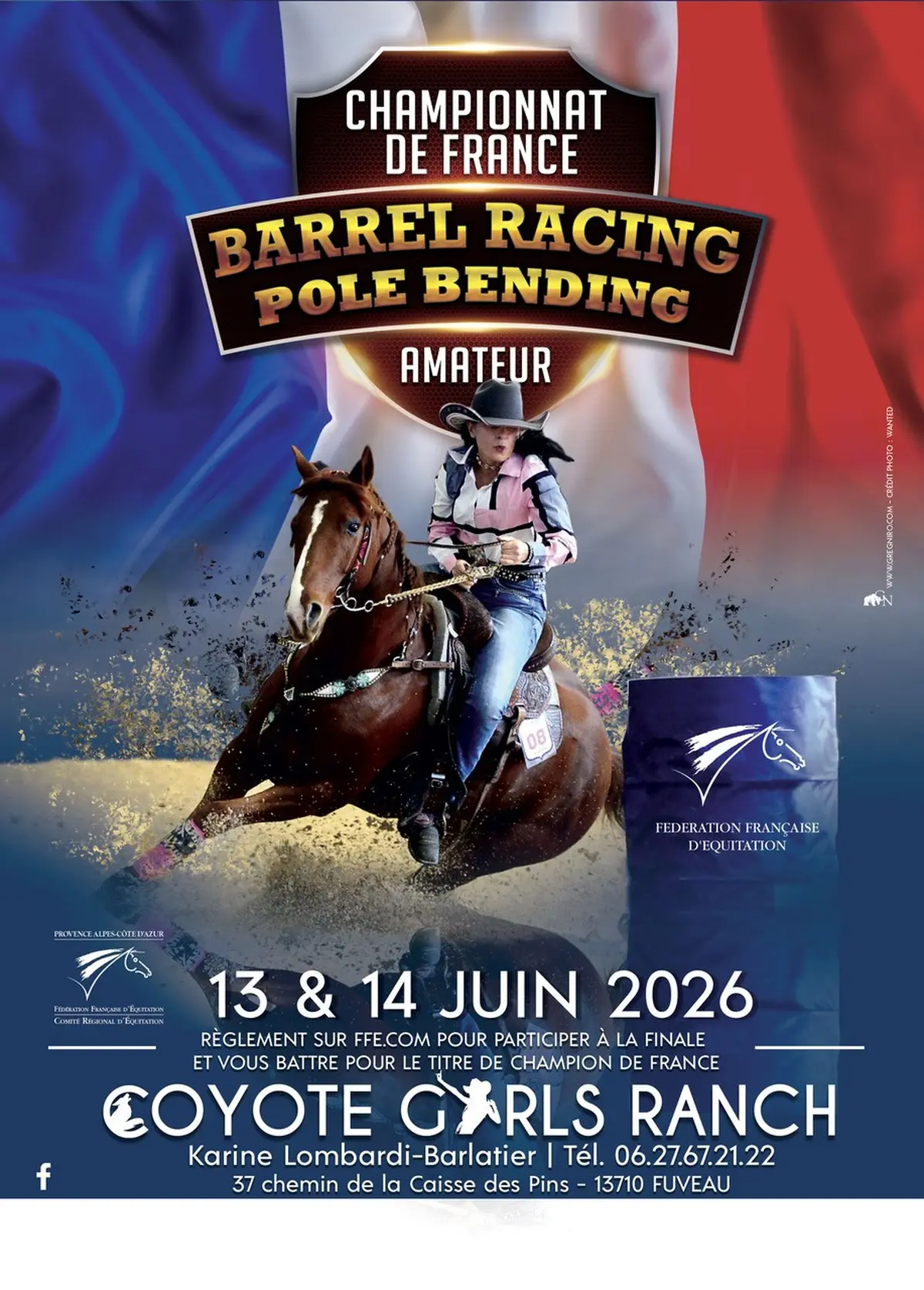 Championnat de France Barrel Racing Pole Bending Amateur