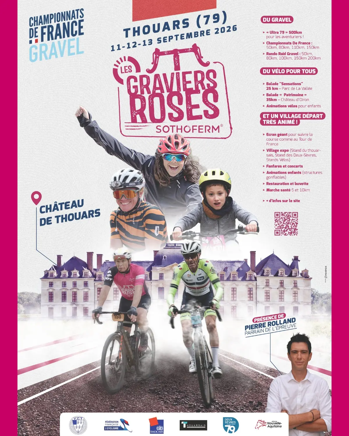 Championnat de France de Gravel : Les graviers roses