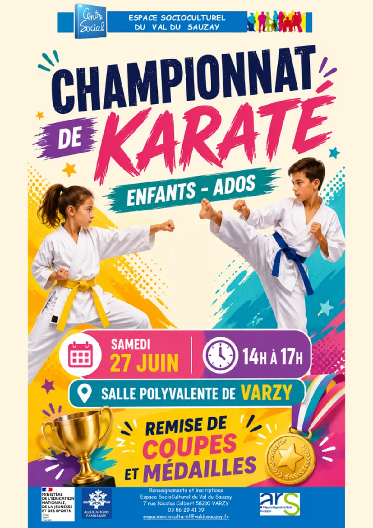 Championnat de Karaté enfants-ados