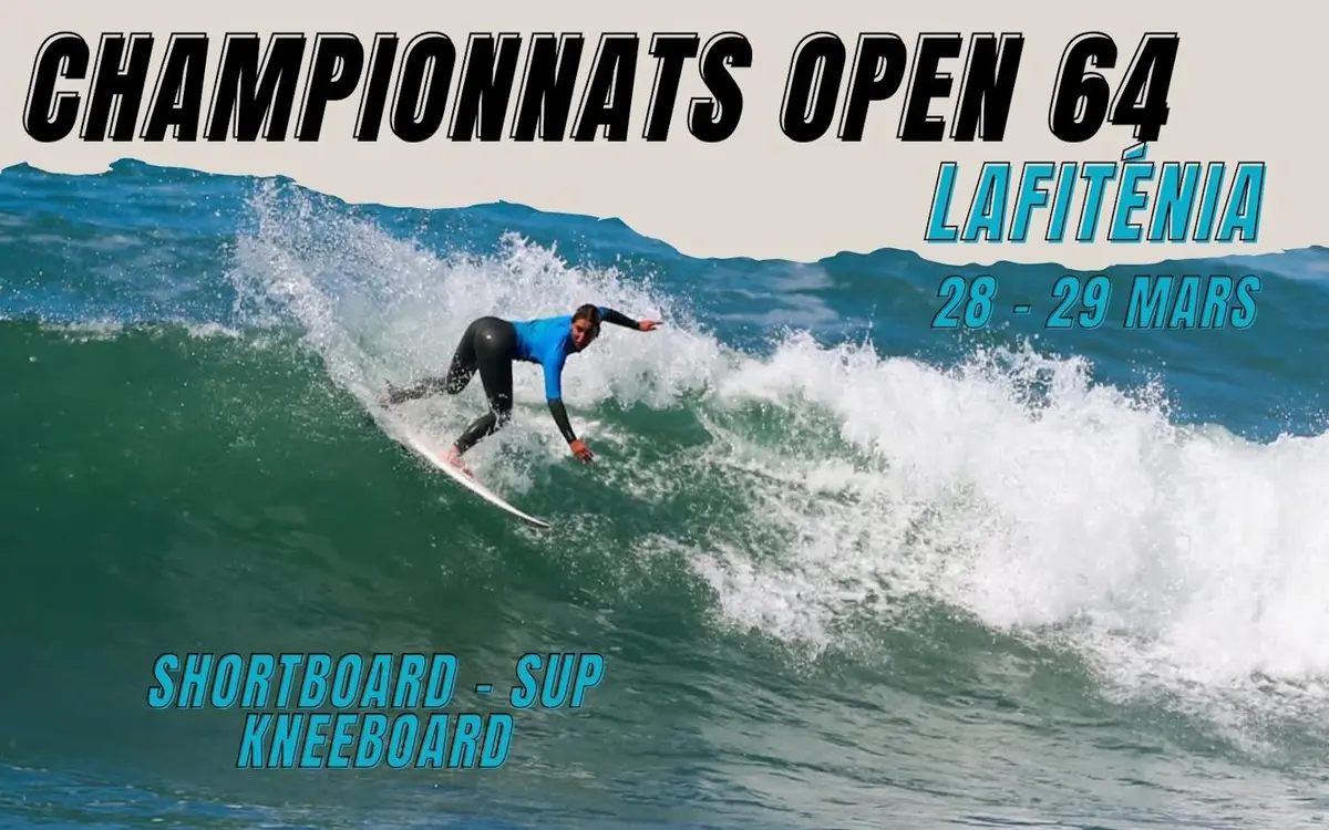 Championnat Open 64 – Shortboard, SUP, Kneeboard