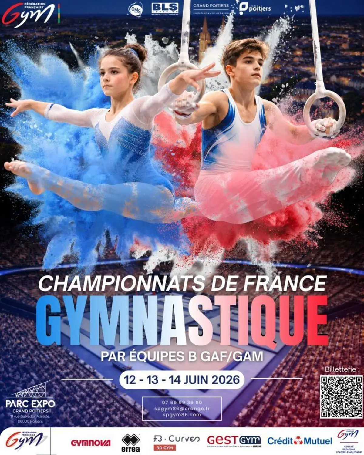 Championnats de France de Gymnastique à Poitiers