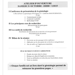 CHANGEMENT DE DATE ! Généalogie ou comment retrouver ses racines ?
