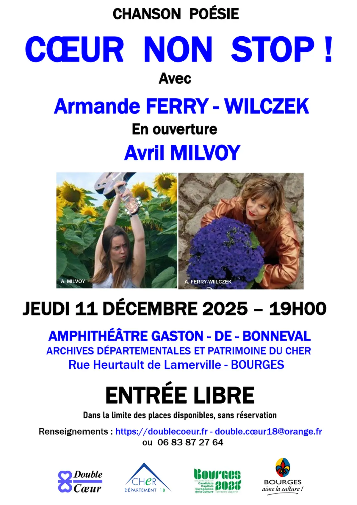 Chanson Poésie - Coeur Non Stop