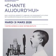 Chante aujourd'hui - Conservatoire Maurice Ravel