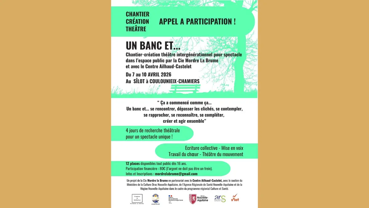 Chantier-Création Théâtre - Compagnie Mordre la Brume