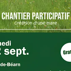 Chantier participatif : Création d'une mare