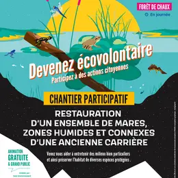 Chantier participatif - restauration de mares