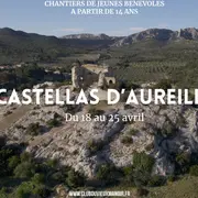 Chantiers patrimoine de jeunes bénévoles : Le castellas d'Aureille