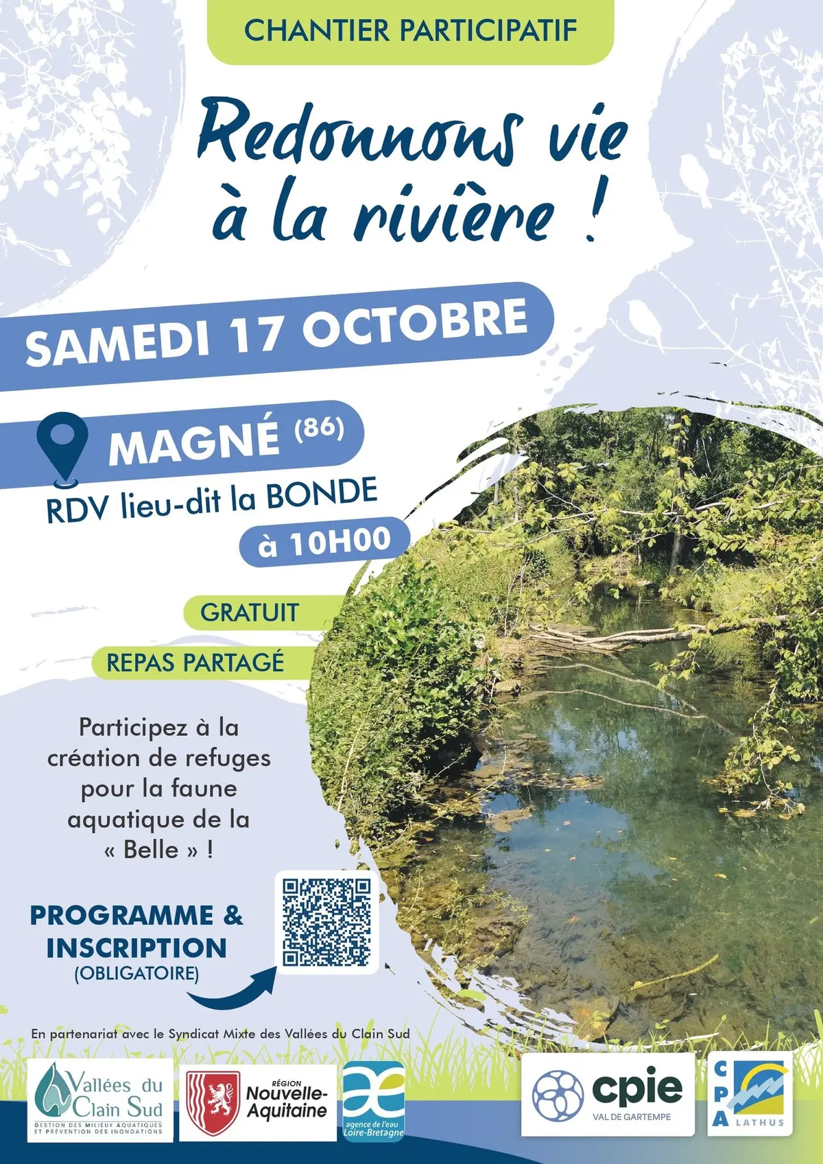 Chantir participatif : Redonnons vie à la rivière !