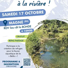Chantir participatif : Redonnons vie à la rivière !