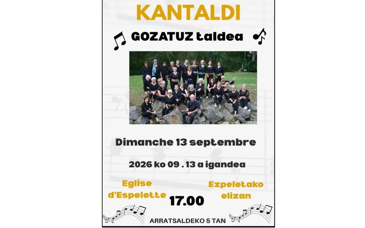 Chants basques avec le choeur de femmes Gozatuz