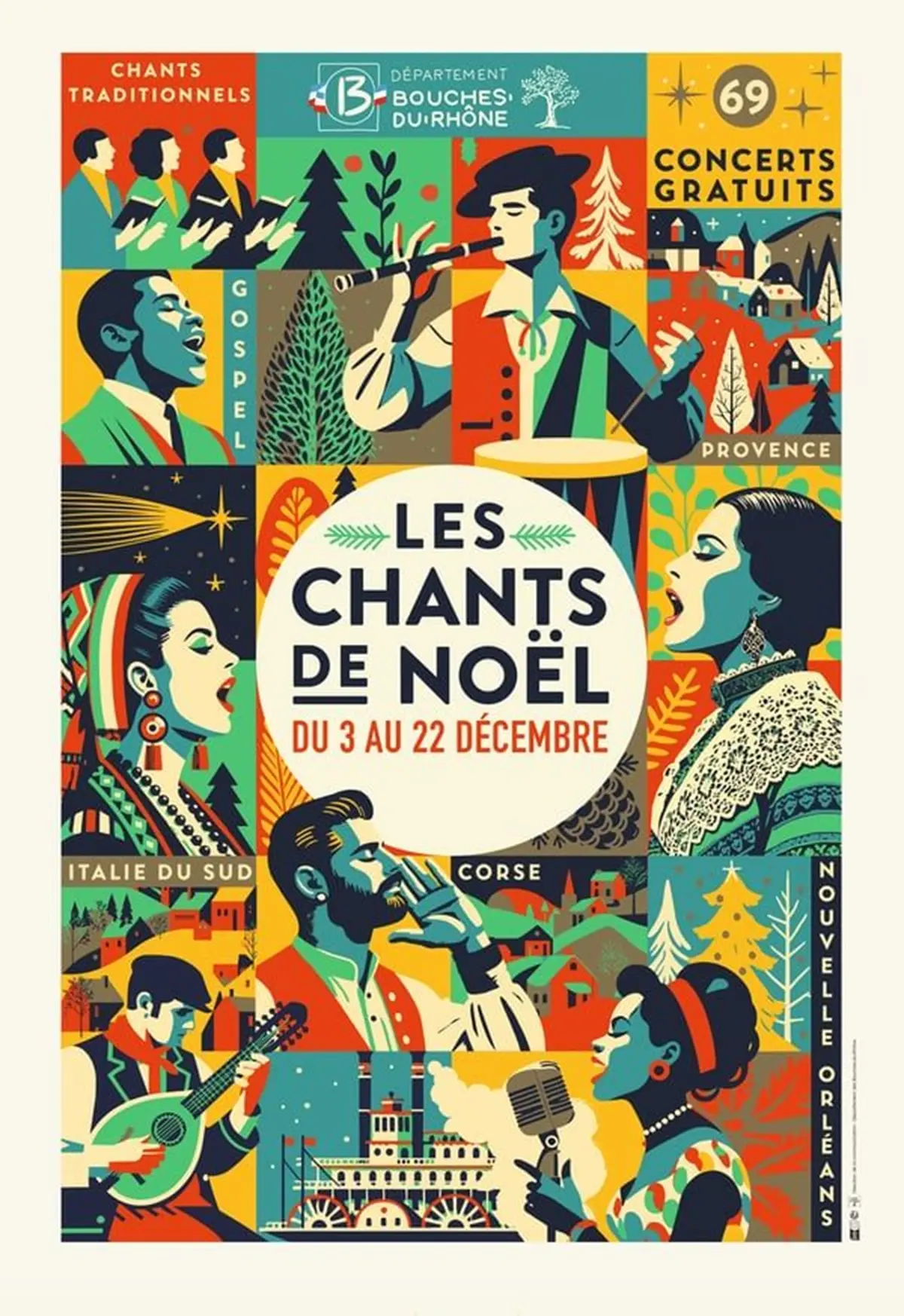 Chants de Noël à la Salle Gagarine de Port-de-Bouc