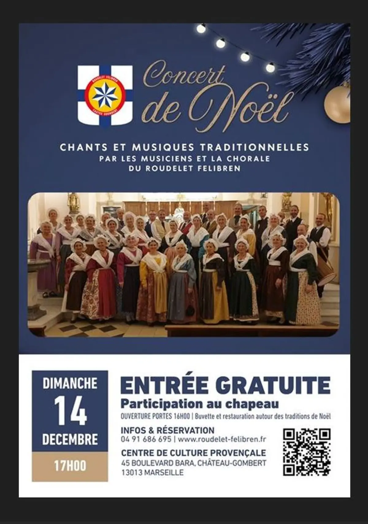 Chants et musiques de Noel par le Roudelet Felibren