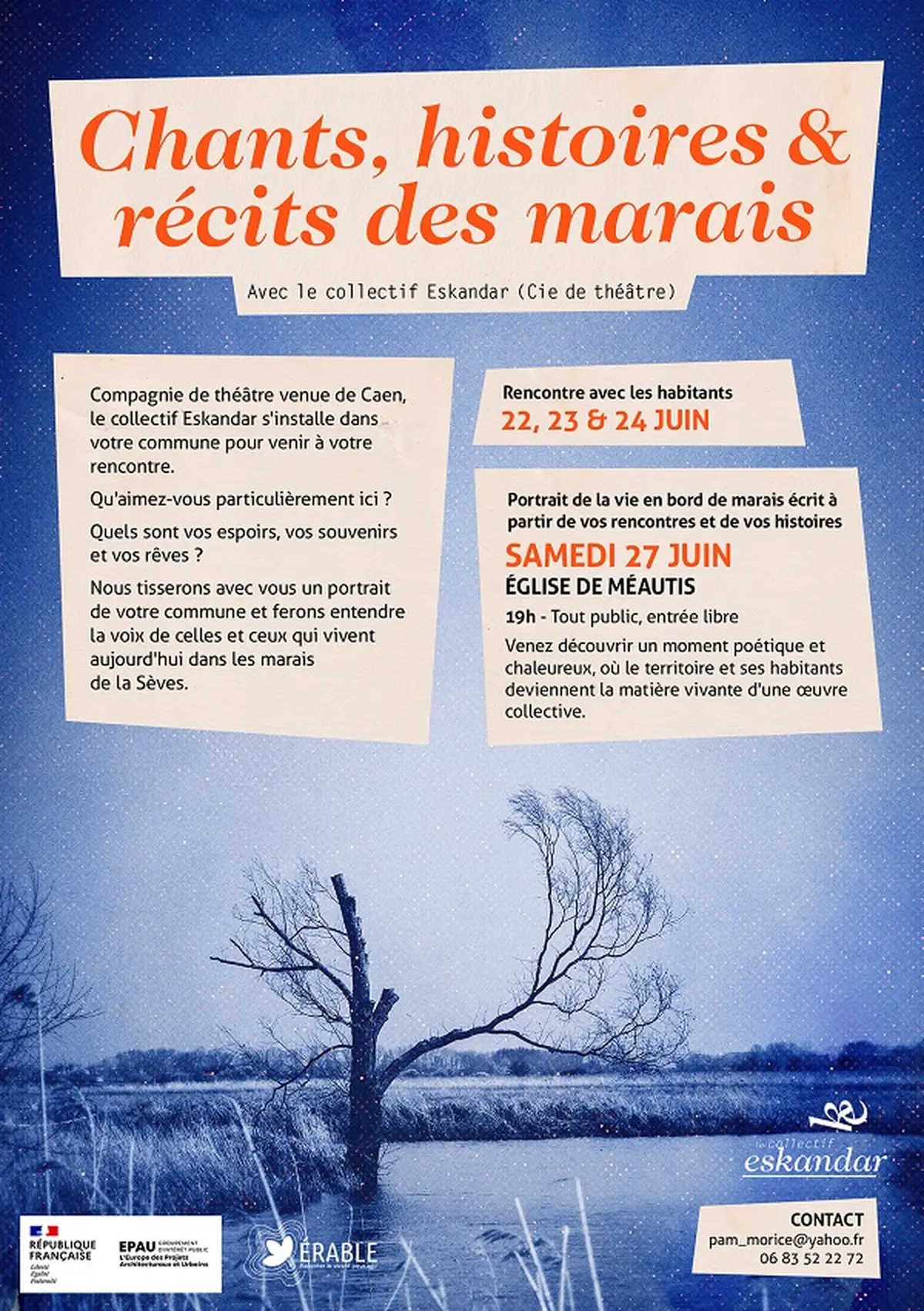 Chants, histoires et récits des marais