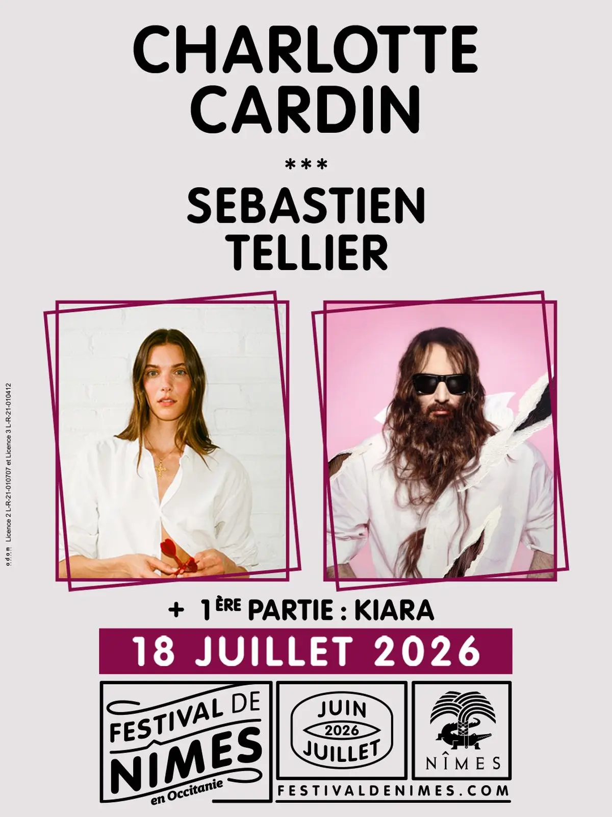 Charlotte Cardin + Sebastien Tellier au Festival de Nîmes 2026