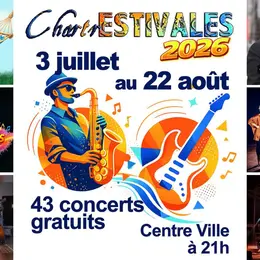 ChartrEstivales 2026 : Martha Fields ; Chant et orgue ; Le Grand Pop ; Telegraph Road