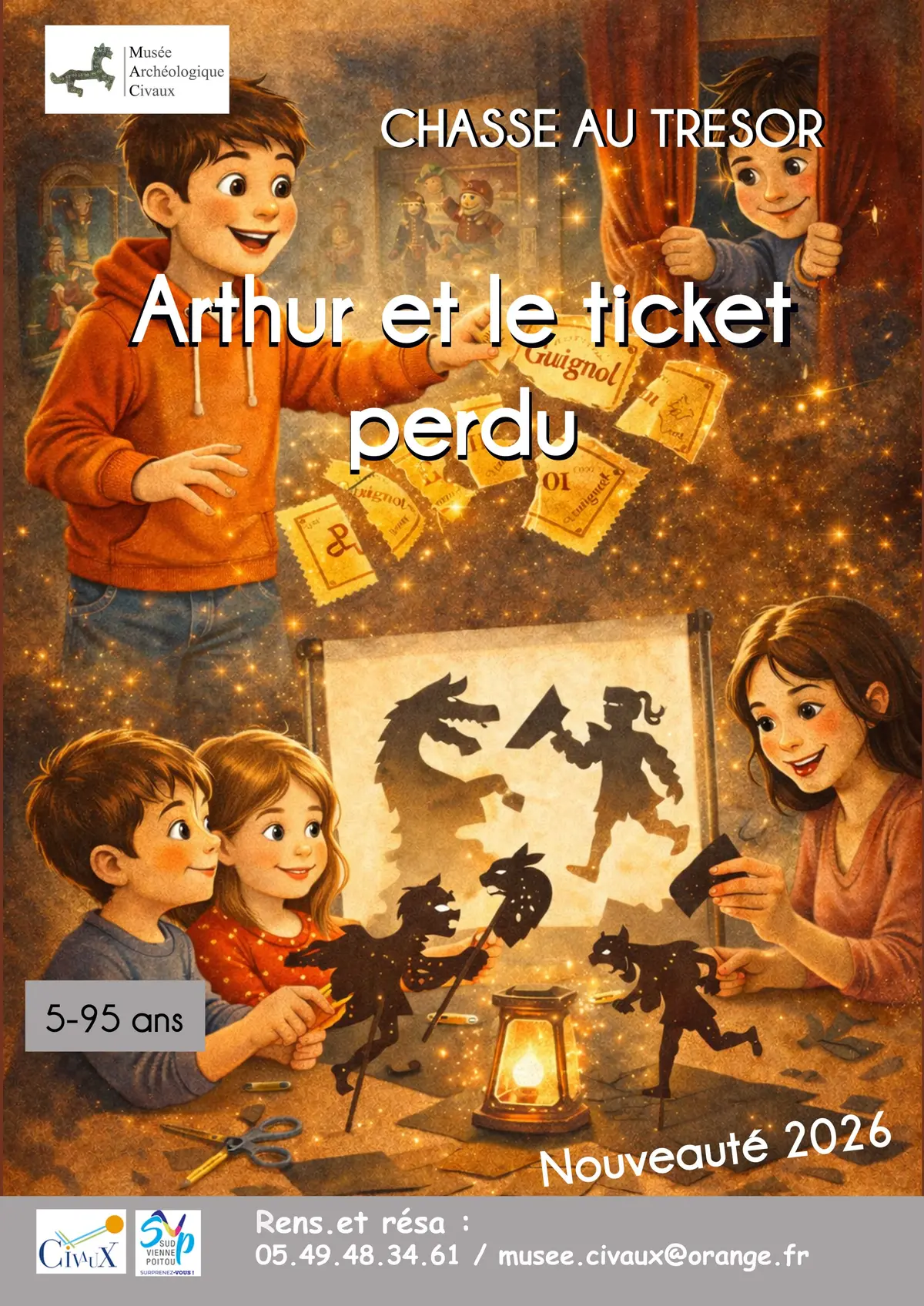 Chasse au trésor Arthur et le ticket perdu