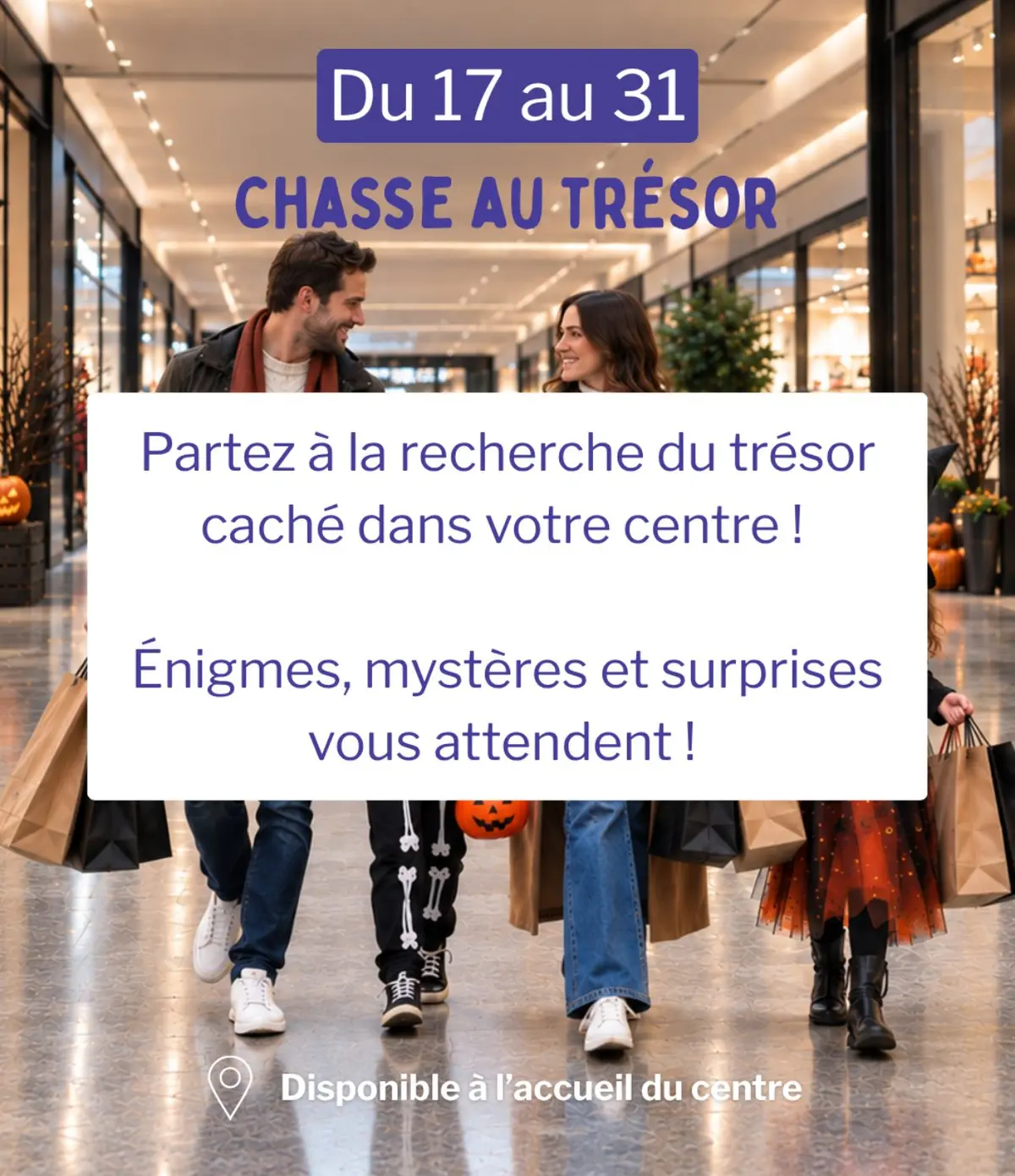 Chasse au trésor d'Halloween à Marques Avenue