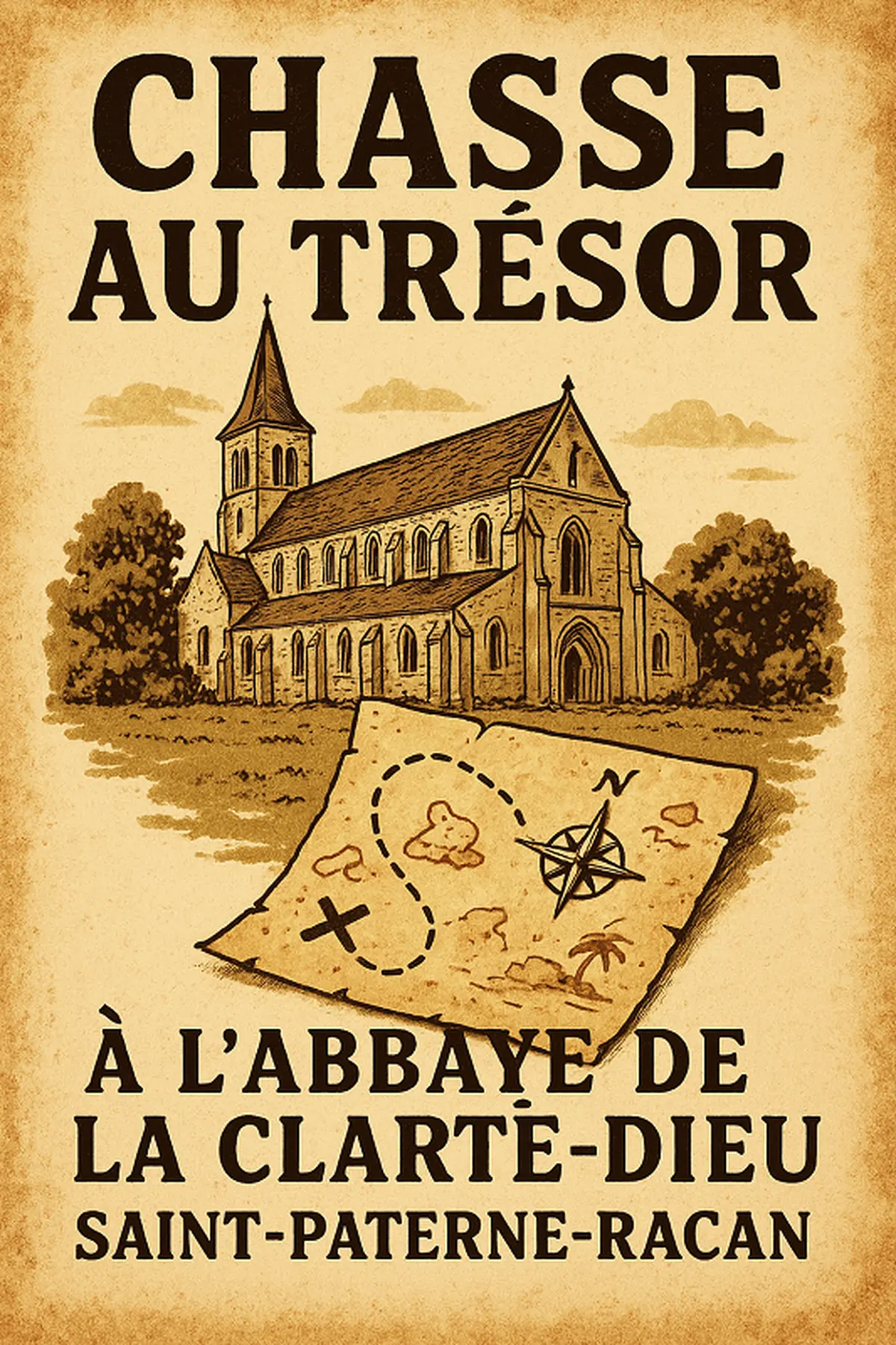 Chasse au trésor dans les caves et l'abbaye