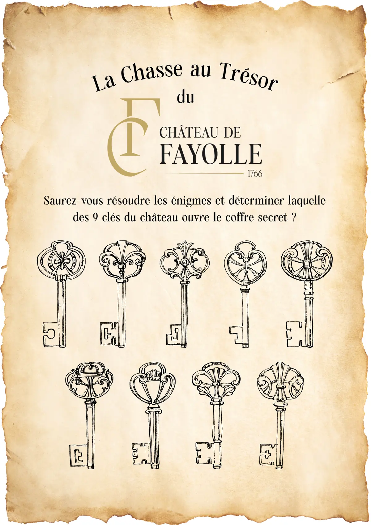 Chasse au trésor du château de Fayolle