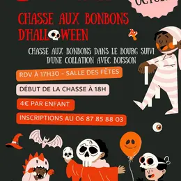 Chasse aux bonbons d'Halloween