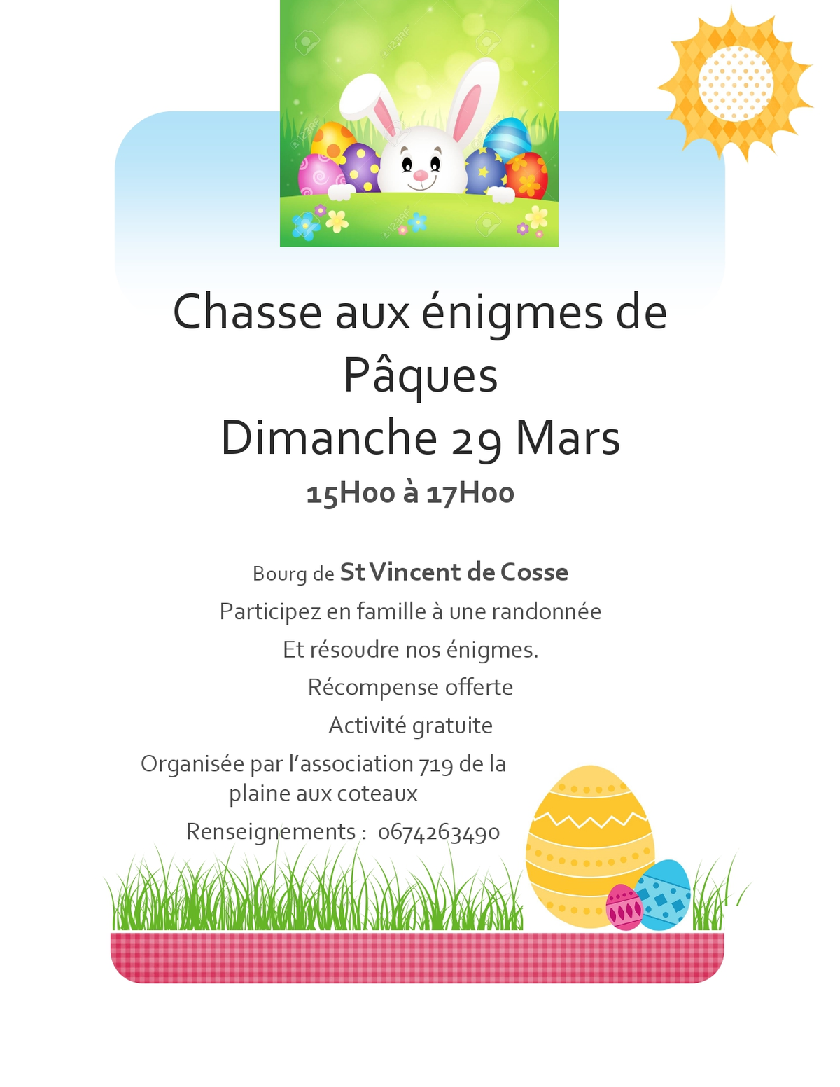 Chasse aux énigmes de Pâques