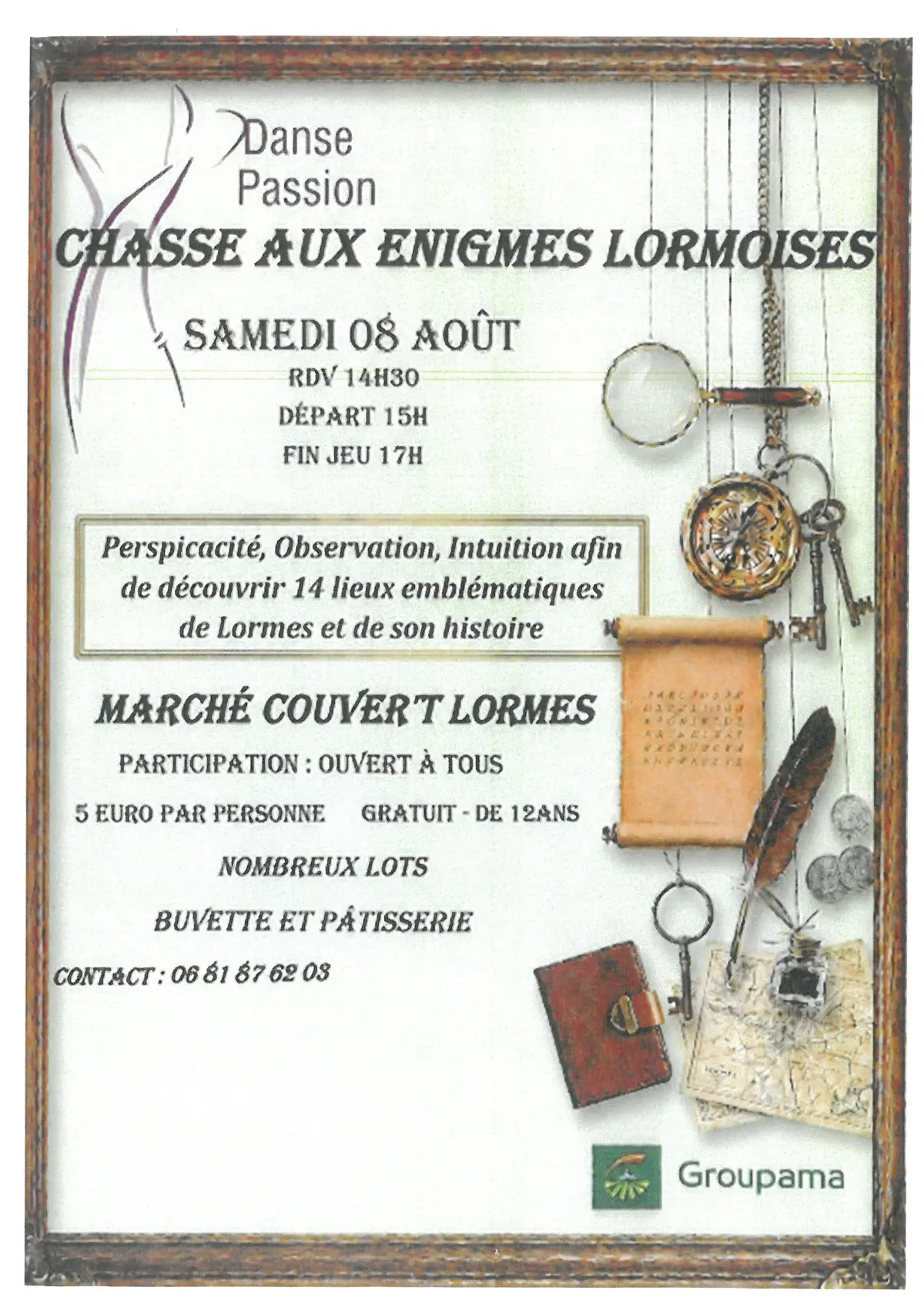 Chasse aux énigmes Lormoise