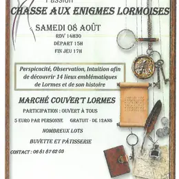 Chasse aux énigmes Lormoise
