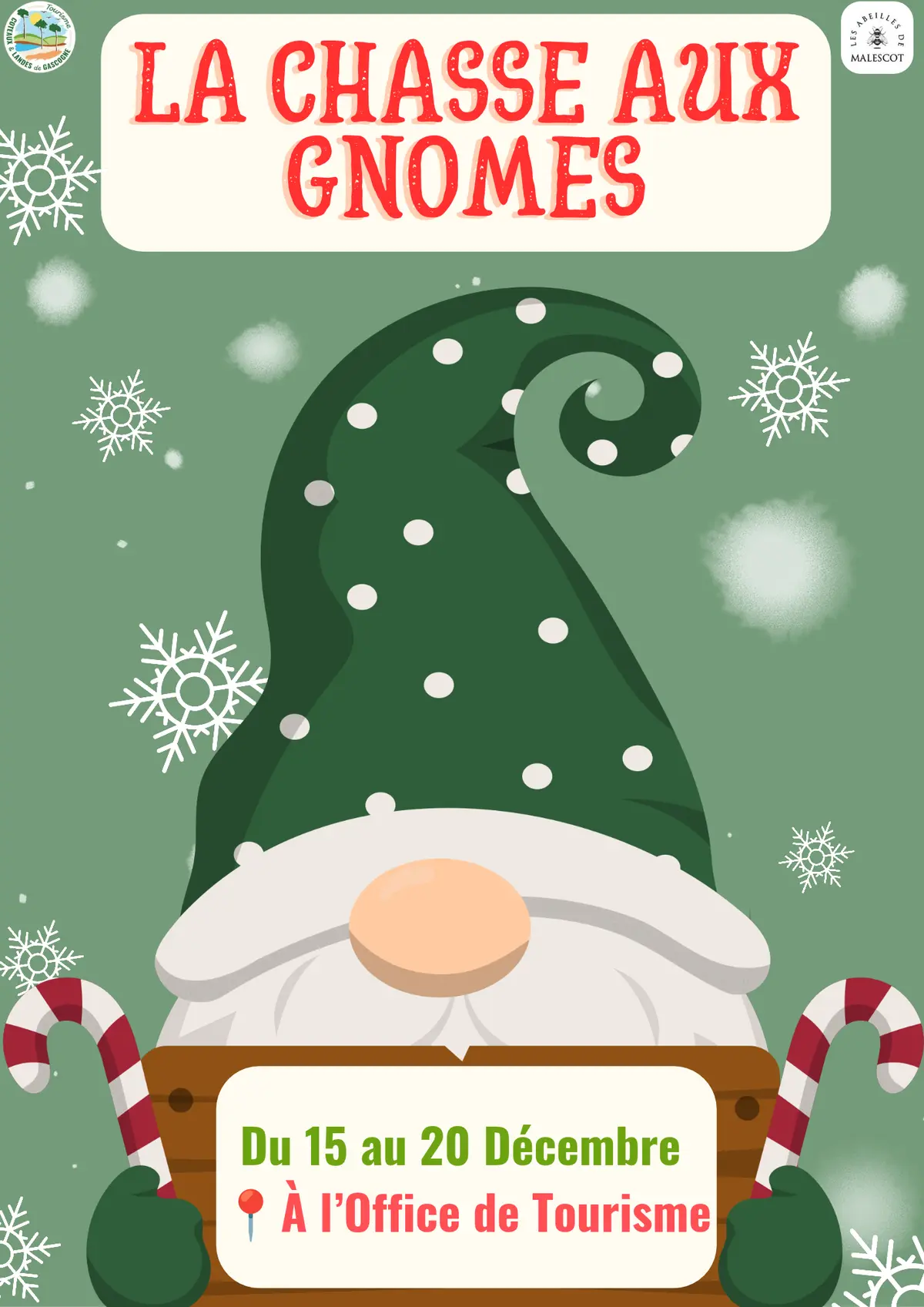 Chasse aux gnomes de Noël