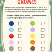 Chasse aux gnomes de Noël