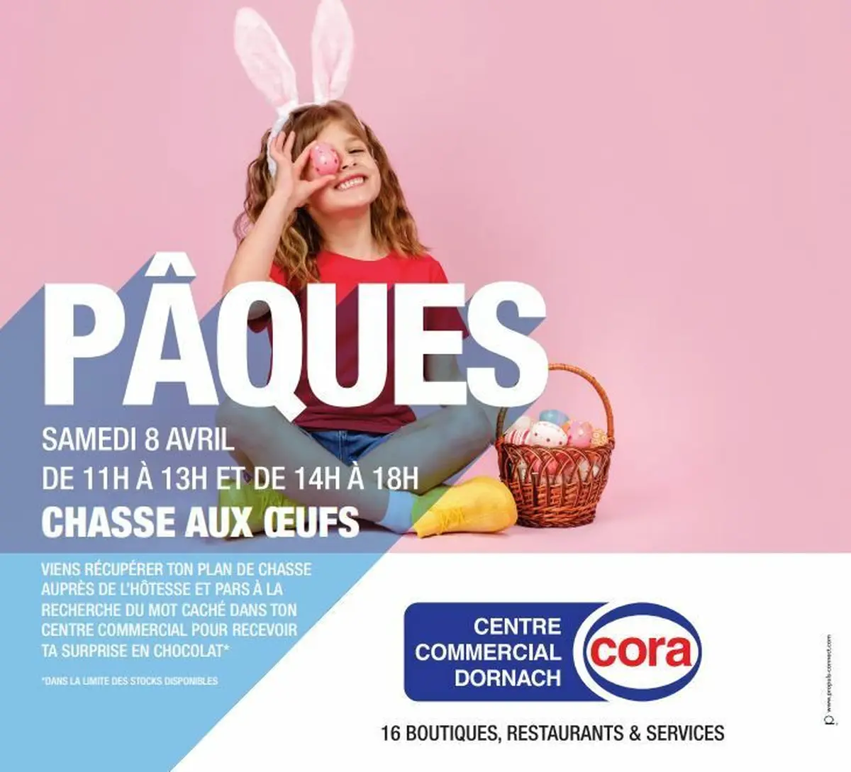 Chasse aux oeufs à Cora Dornach !