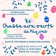 Chasse aux oeufs à Fontanes du Causse