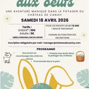 Chasse aux oeufs au château de Canisy