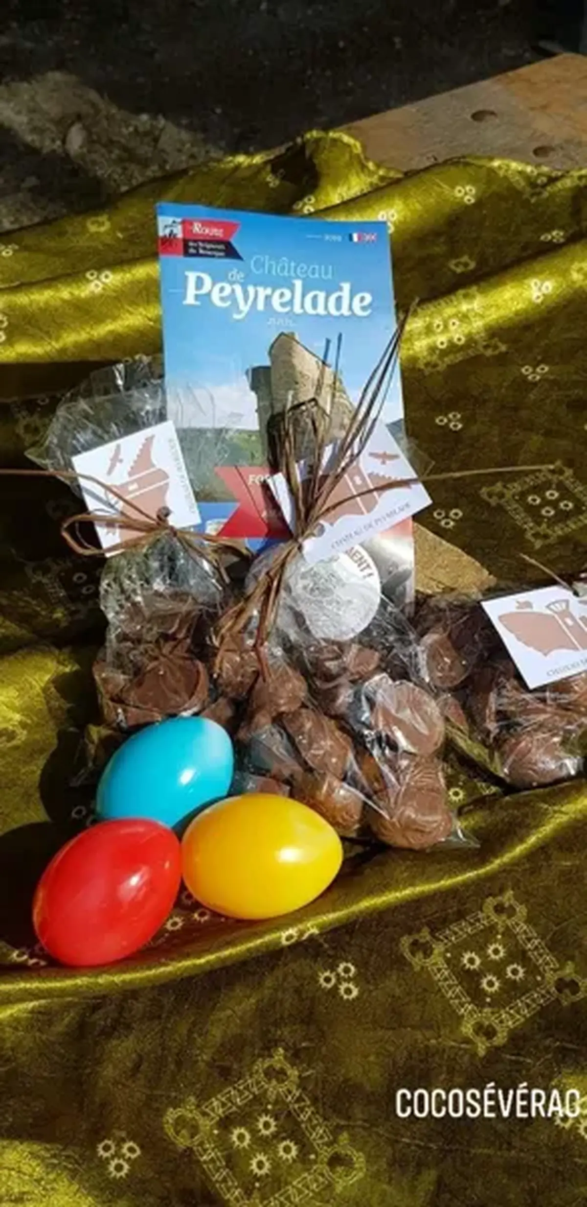 Chasse aux oeufs au château de Peyrelade