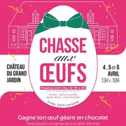 Chasse aux oeufs au château du Grand Jardin