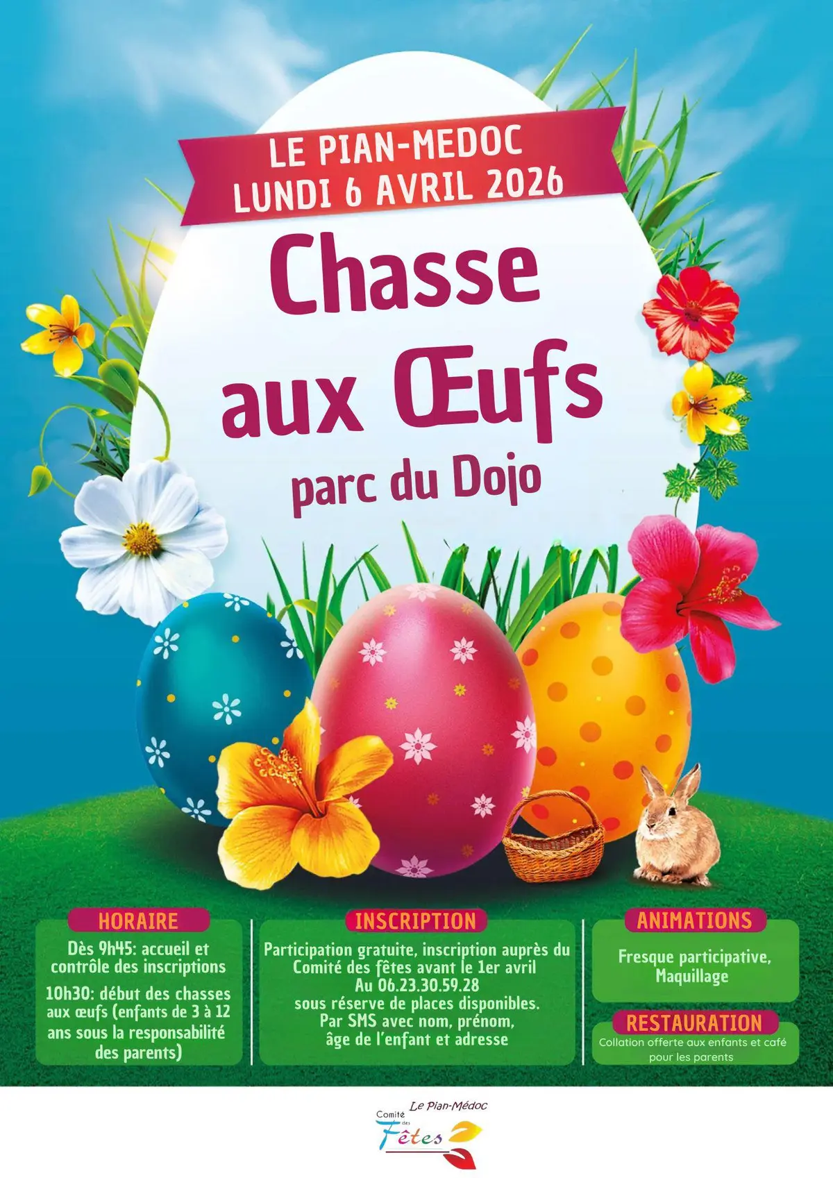 Chasse aux oeufs au Pian-Médoc