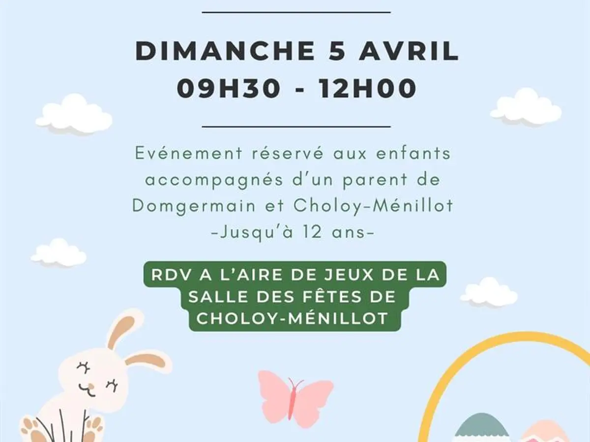 Chasse aux oeufs - Choloy-Ménillot