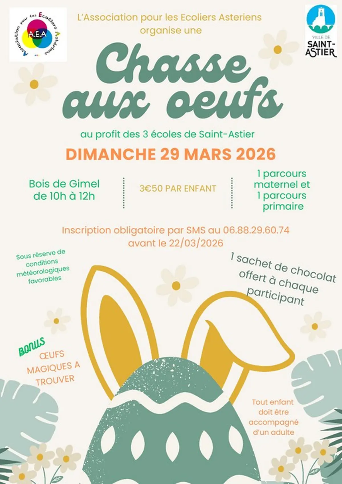 Chasse aux oeufs de Pâques